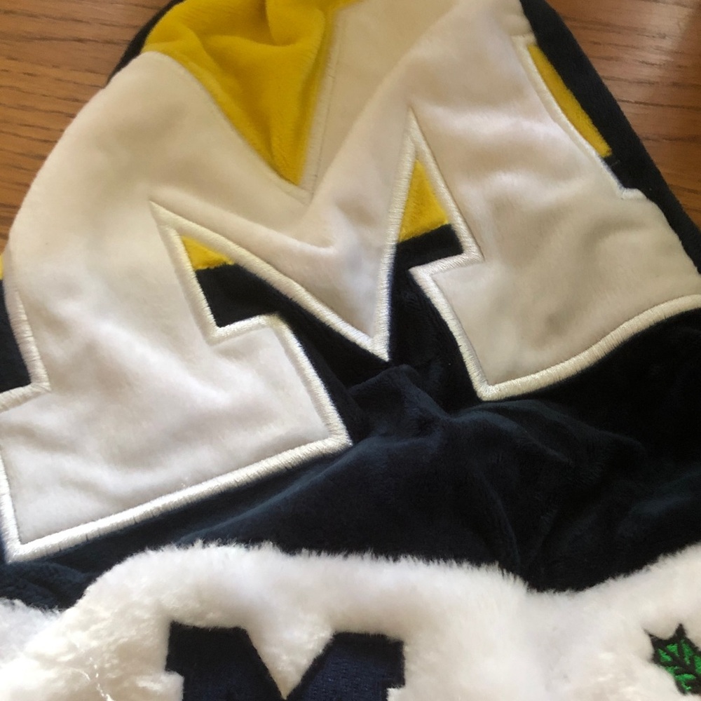 Kids Navy, White & Yellow Hooded Jacket